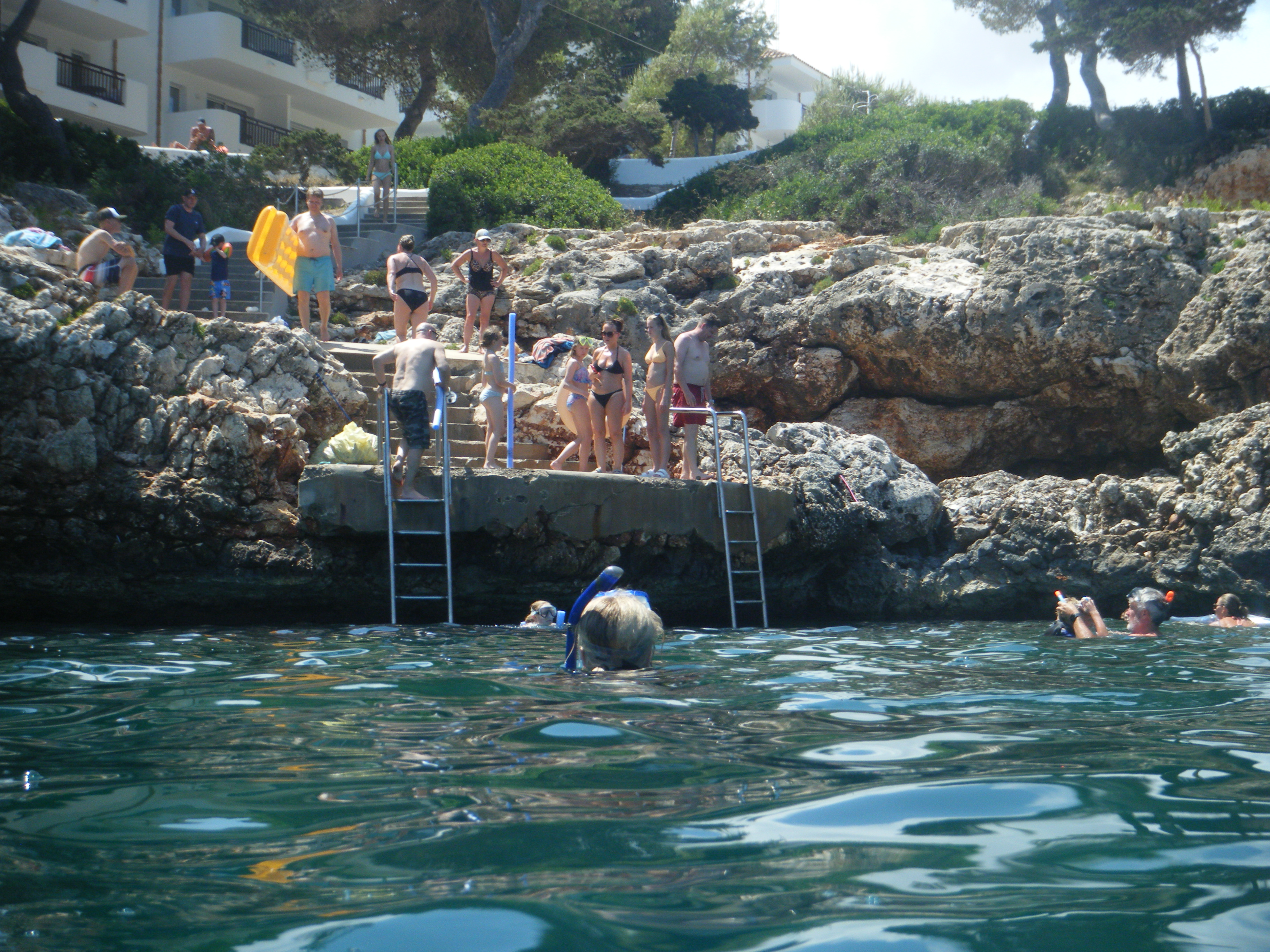 Steps into Cala Azul